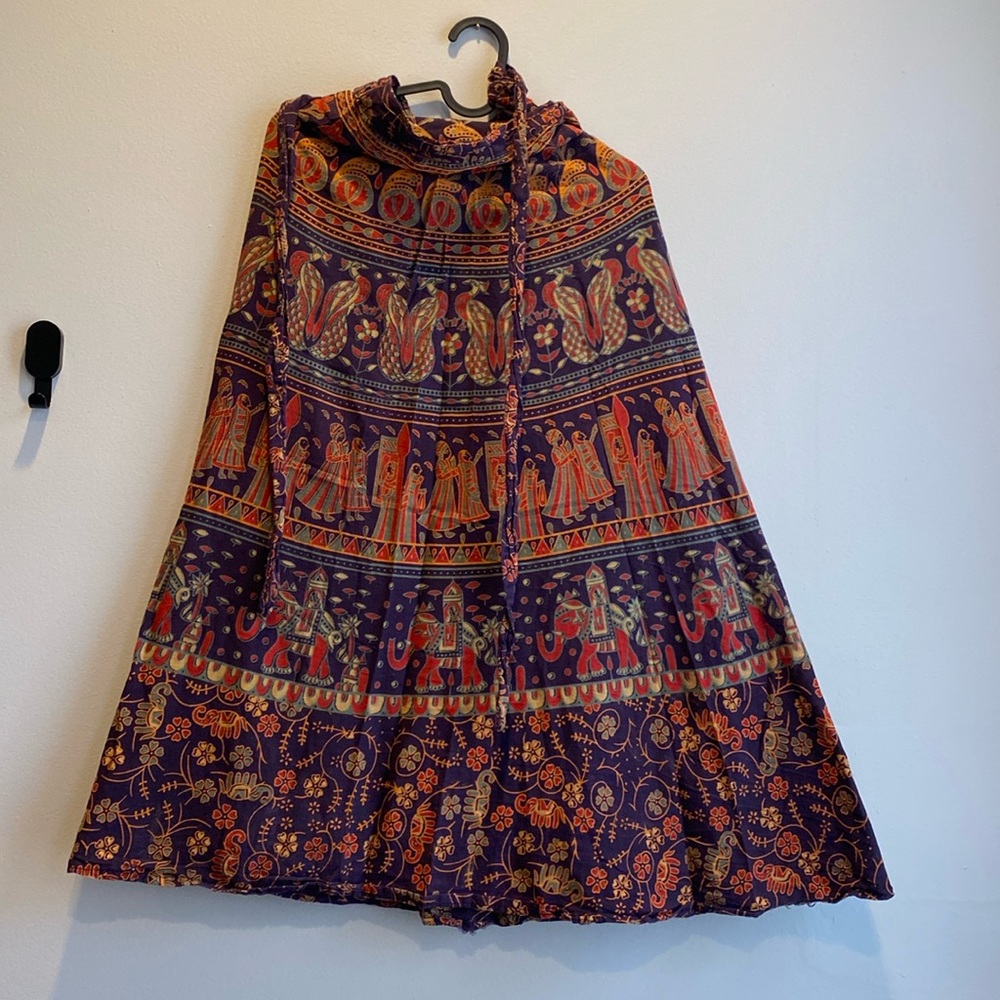 Indian traditional wrap around long skirt